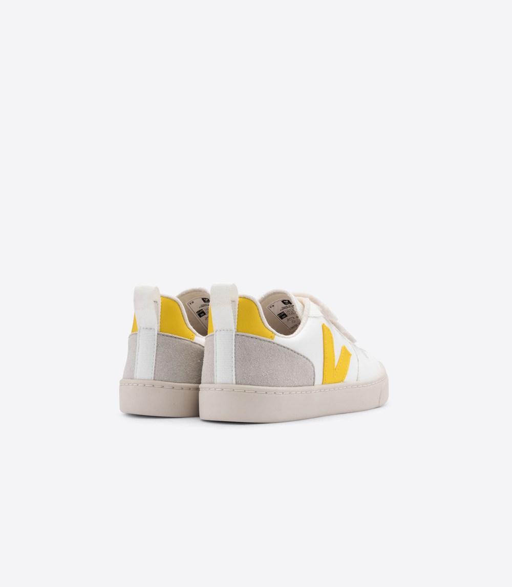 Veja Sneakers Kids - V-10 Velcro Cwl - White - 9034GUMIO